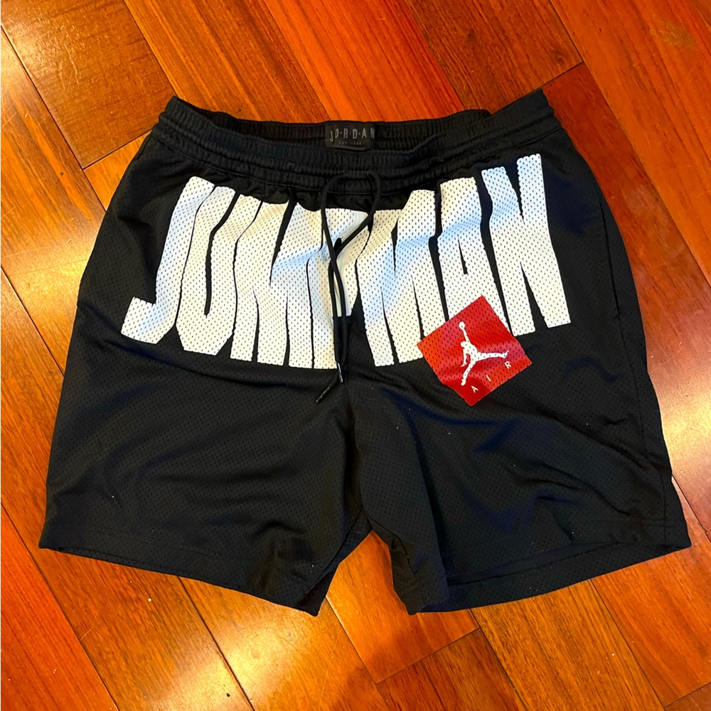 Jordan Black and White Athletic Shorts